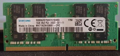 Samsung 16GB / PC4 / 2400T Laptop Ram